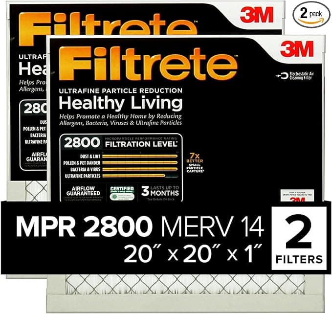 Replacement for Filtrete 20X20X1